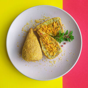 COXINHA DE FRANGO COM BATATA DOCE