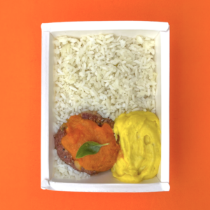 Dia a Dia - VULCÃO DA NUTRI COM PURÊ MISTO DE LEGUMES E ALHO-PORÓ